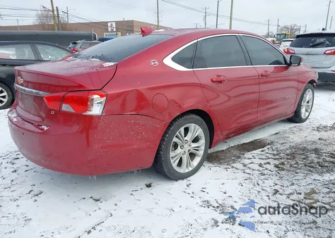 2015 Chevrolet Impala 1Lt from USA, damaged, VIN 2G1115SL6F9138087